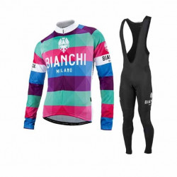 PROFESJONALNY JESIENNO-WIOSENNY KOMPLET ROWEROWY BIANCHI 2013 Z SZELKAMI