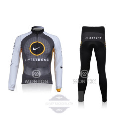 PROFESJONALNY DŁUGI KOMPLET ROWEROWY LIVESTRONG MODEL 2013