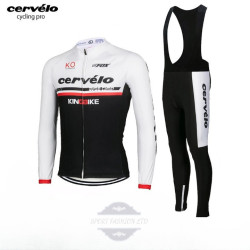 CERVELO DŁUGI KOMPLET ROWEROWY MODEL 2017 BLACK-WHITE