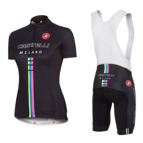 PROFESJONALNY DAMSKI LETNI KOMPLET ROWEROWY CASTELLI 2014