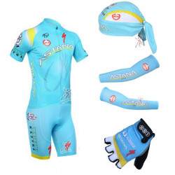 PROFESJONALNY 5 CZĘŚCIOWY KOMPLET ROWEROWY ASTANA 2013 Z SZELKAMI