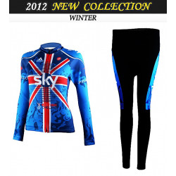 PROFESJONALNY DAMSKI JESIENNO-WIOSENNY KOMPLET ROWEROWY SKY 2012/2013